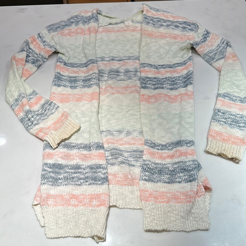 Small spring open cardigan